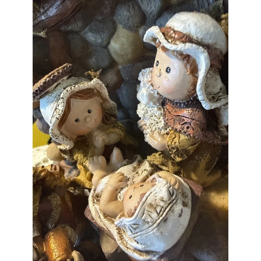 Nativity Home & Garden Party Christmas Pageant. One Large Piece‎ Boxed